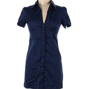 GUC  Banana Republic navy shirt dress all cotton